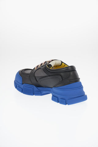  Soft Leather STREET STYLE PLAIN Track Sneakers