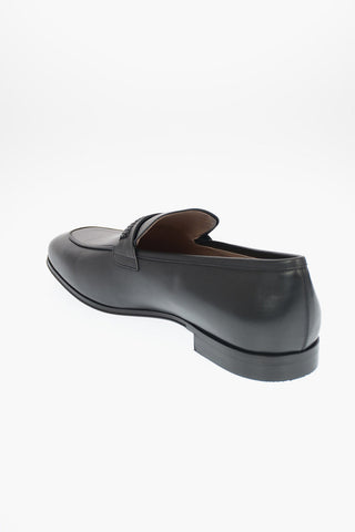Leather SIDNEY Bit Loafer with Braided Strap Detail