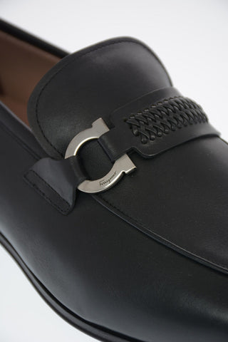 Leather SIDNEY Bit Loafer with Braided Strap Detail