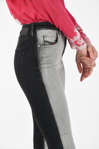 Two-Tone BABHILA-MT Skinny Fit Jeans With Removable Chain L30