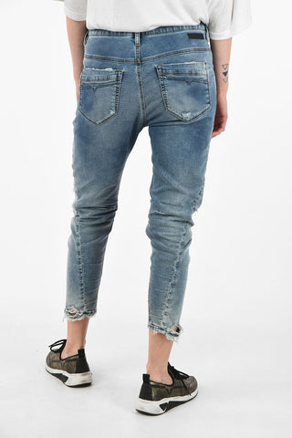 Vintage Effect Cropped Jeans FAYZA-NE Sweat Jogg jeans