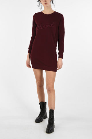 Logo-Embroidery Sweat D-YVONNE Mini Dress