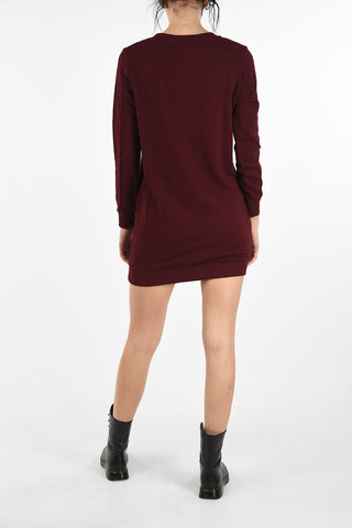 Logo-Embroidery Sweat D-YVONNE Mini Dress