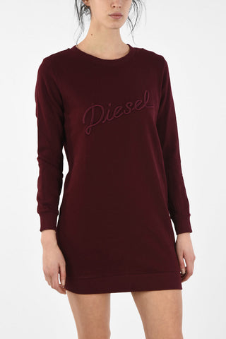 Logo-Embroidery Sweat D-YVONNE Mini Dress