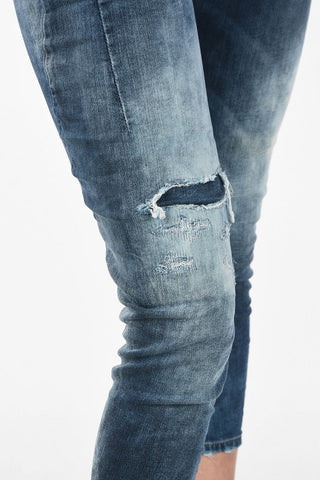 Stonewashed Cropped D-FAYZA-NE Sweat Jogg  jeans