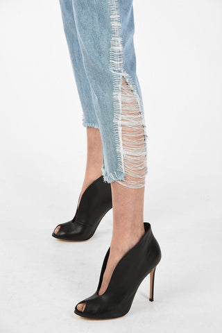 Frayed Hem High-Waist NICLAH-SP Jeans L32
