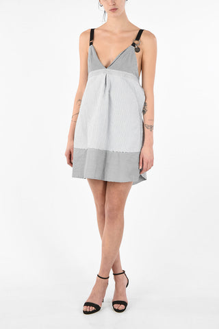 Spaghetti Strap Striped D-GIBY Mini Sun Dress