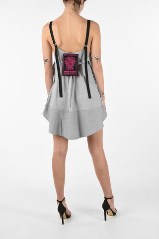 Spaghetti Strap Striped D-GIBY Mini Sun Dress