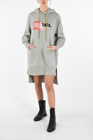 Hooded Sweat D-ILSE-QA Asymmetric Dress