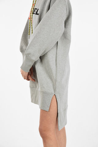 Hooded Sweat D-ILSE-QA Asymmetric Dress