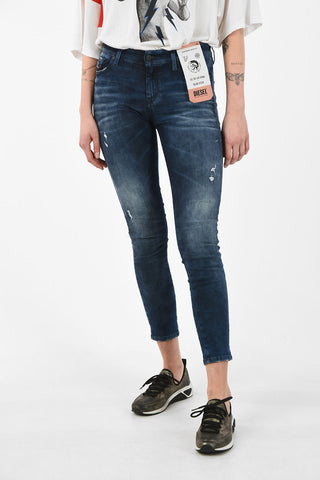 Jeans Skinny Fit SLANDY Effetto Vintage L30