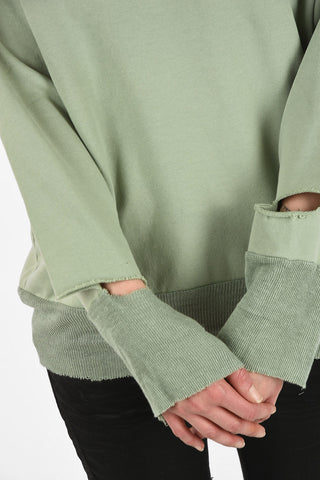 Vintage Effect Details F-LILO Crew-Neck Sweatshirt