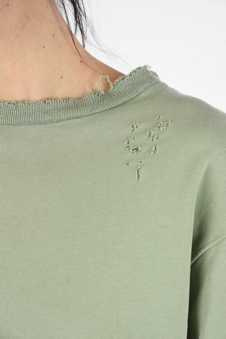 Vintage Effect Details F-LILO Crew-Neck Sweatshirt