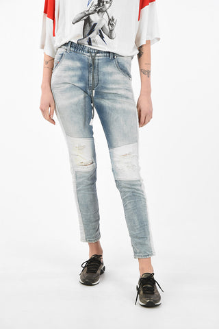 Drawstring Distressed KRAILEY-SP-NE Sweat Jogg jeans