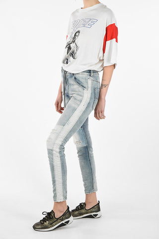 Drawstring Distressed KRAILEY-SP-NE Sweat Jogg jeans