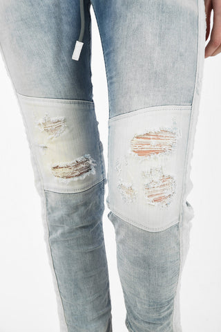 Drawstring Distressed KRAILEY-SP-NE Sweat Jogg jeans