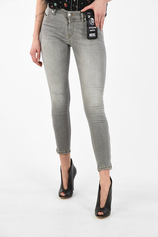 Mid- Waist SLANDY-ZIP Skinny Fit Jeans L32
