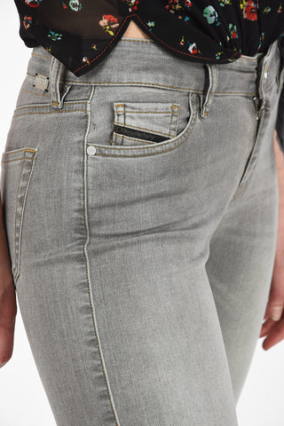 Mid- Waist SLANDY-ZIP Skinny Fit Jeans L32