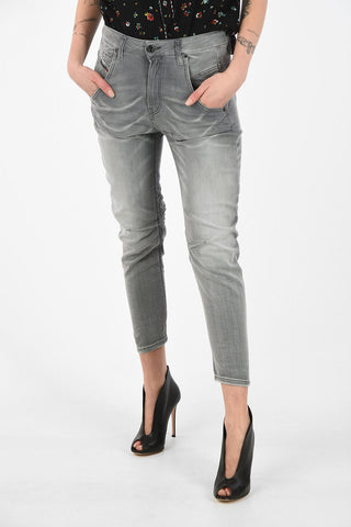 Denim Stretch Cropped FAYZA-NE Sweat Jogg jeans