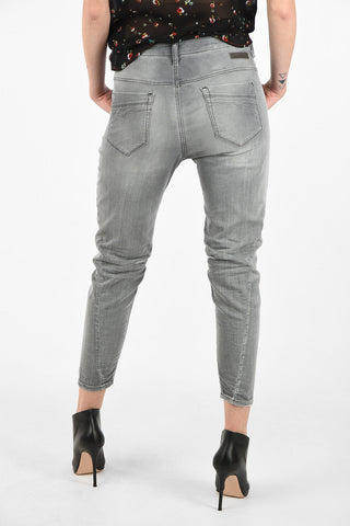 Denim Stretch Cropped FAYZA-NE Sweat Jogg jeans