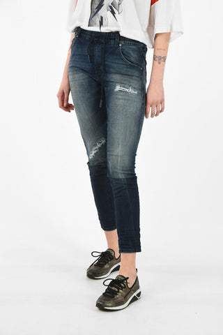 Stonewashed Cropped KRAILEY-NE Sweat Jogg jeans