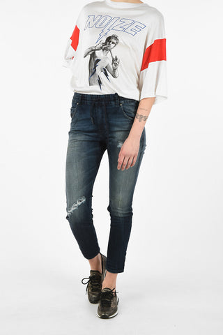 Stonewashed Cropped KRAILEY-NE Sweat Jogg jeans