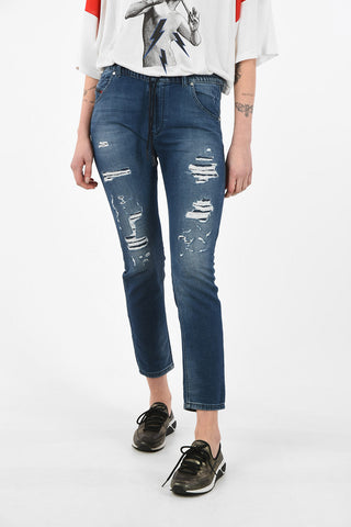Distressed Cropped KRAILEY R-NE Sweat Jogg jeans