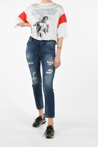 Distressed Cropped KRAILEY R-NE Sweat Jogg jeans