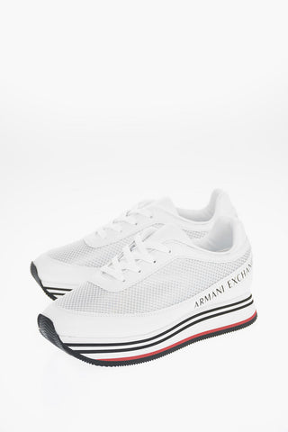 ARMANI EXCHANGE Sneakers in Ecopelle con Platform