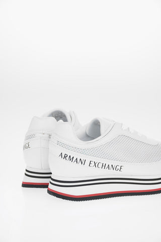 ARMANI EXCHANGE Sneakers in Ecopelle con Platform