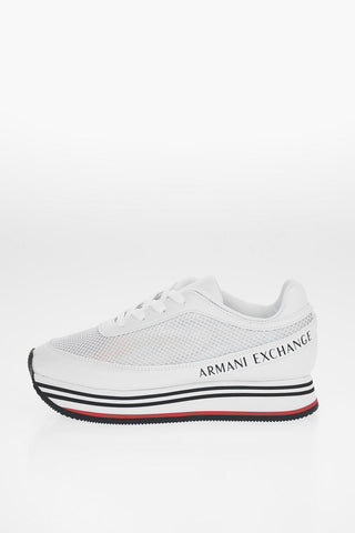ARMANI EXCHANGE Sneakers in Ecopelle con Platform