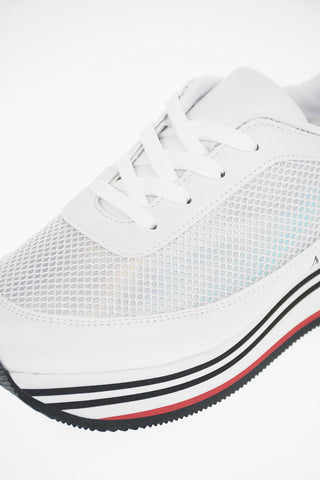 ARMANI EXCHANGE Sneakers in Ecopelle con Platform