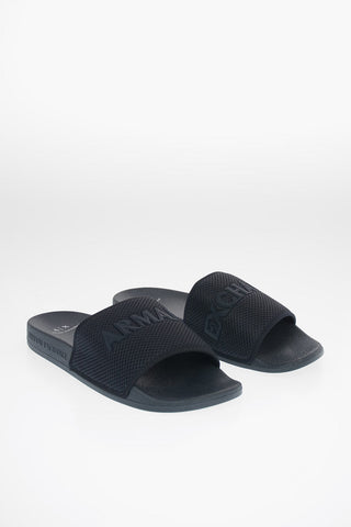ARMANI EXCHANGE Fabric and Rubber Slipper