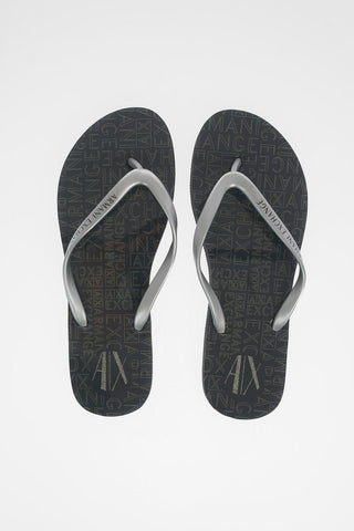 ARMANI EXCHANGE Logo Printed Flip Flop