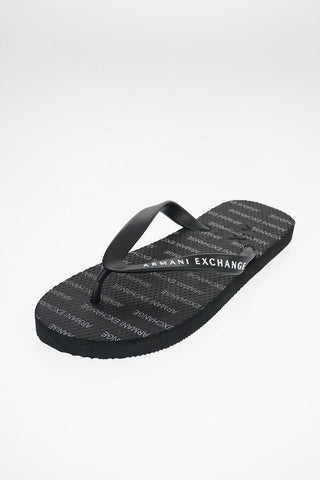ARMANI EXCHANGE Logo Printed Flip Flop