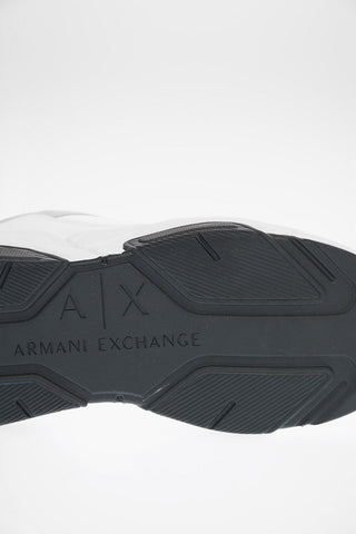 ARMANI EXCHANGE Fabric and Leather Sneakers