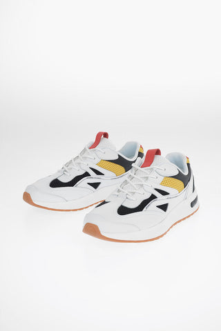ARMANI EXCHANGE Fabric and Leather Sneakers