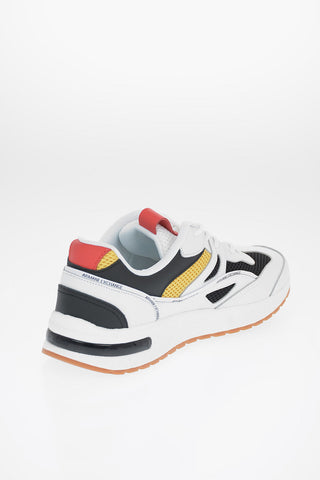 ARMANI EXCHANGE Fabric and Leather Sneakers