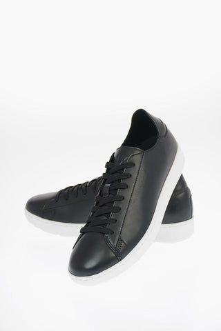 ARMANI EXCHANGE Faux Leather Sneakers