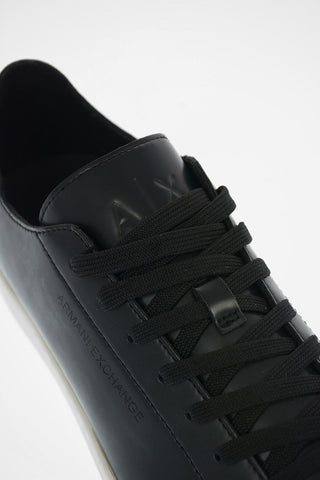 ARMANI EXCHANGE Faux Leather Sneakers