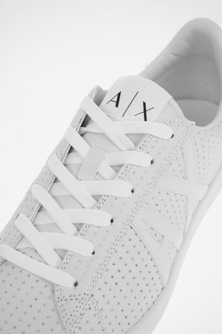 ARMANI EXCHANGE Leather Openwork ACTION Sneakers
