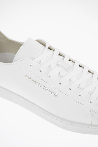 ARMANI EXCHANGE Faux Leather Sneakers