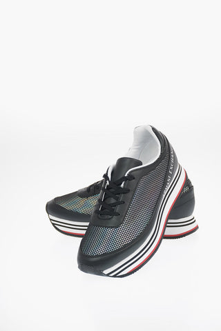 ARMANI EXCHANGE Sneakers in Ecopelle con Platform