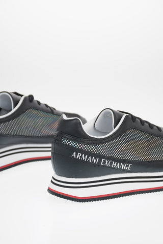 ARMANI EXCHANGE Sneakers in Ecopelle con Platform