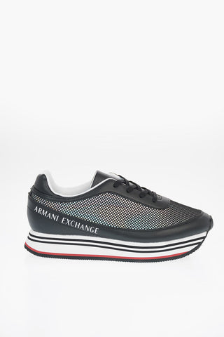 ARMANI EXCHANGE Sneakers in Ecopelle con Platform