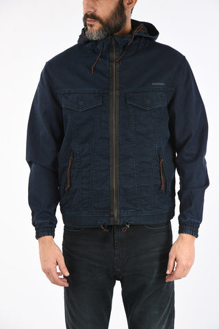 Hooded MONSHI-NE Utility Jacket