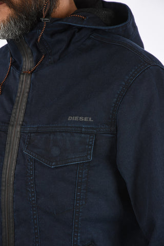 Hooded MONSHI-NE Utility Jacket