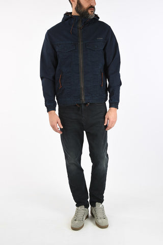 Hooded MONSHI-NE Utility Jacket