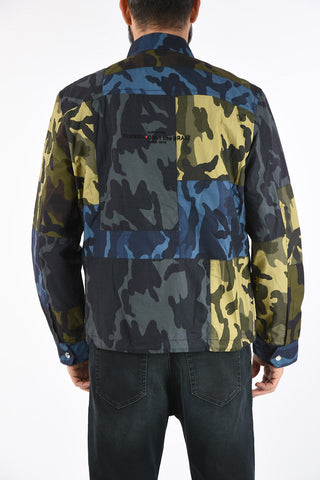 Camouflage J-SYNTHY Jacket with Zip Closure