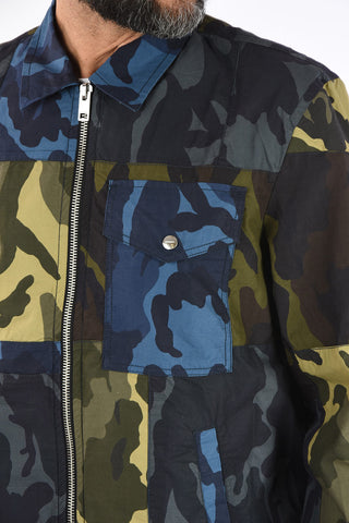 Camouflage J-SYNTHY Jacket with Zip Closure